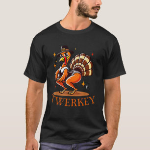 Camiseta Engraçado Twerkey Twerking Turquia Dance Pergris O
