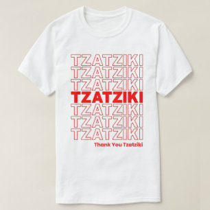 Camiseta Engraçado Tzatziki Molho Grego Comida Foodie Obri