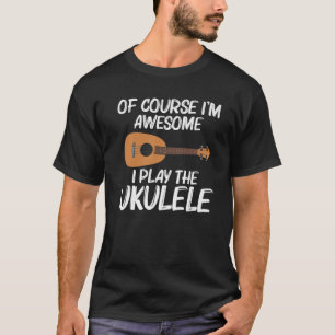 Camiseta Engraçado Ukulele Gift Para Homens Mulheres Instru