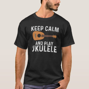 Camiseta Engraçado Ukulele Gift Para Homens Mulheres Instru