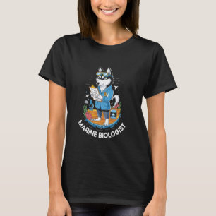 Camiseta Engraçado Um Biólogo Marinho Husky