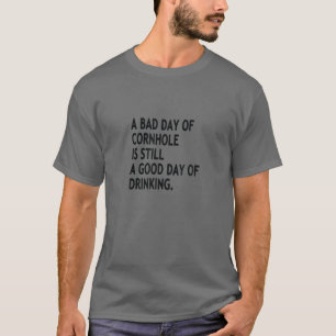 Camiseta Engraçado Um Dia Mau De Cornualha Ainda É Um Bom