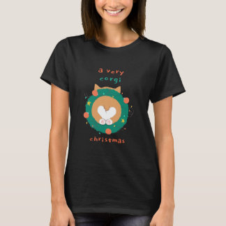 Camiseta Engraçado Um Natal Muito Corgês