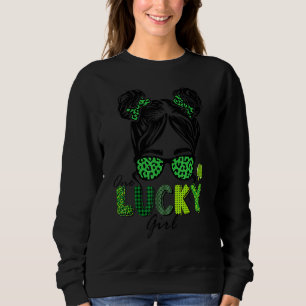 Camiseta Engraçado Uma Garota Sortuda Irlandesa Saint Patri