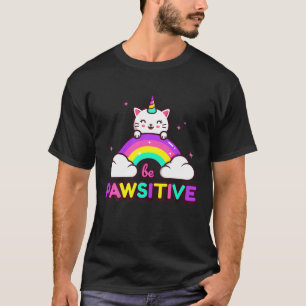 Camiseta Engraçado Unicórnio Gato T, Gráfico D de Gatos