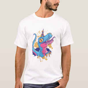 Camiseta Engraçado Unicornisauro
