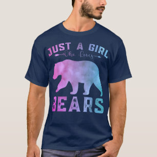 Camiseta Engraçado Ursinhas Adoram Meninas Apenas Uma Garot