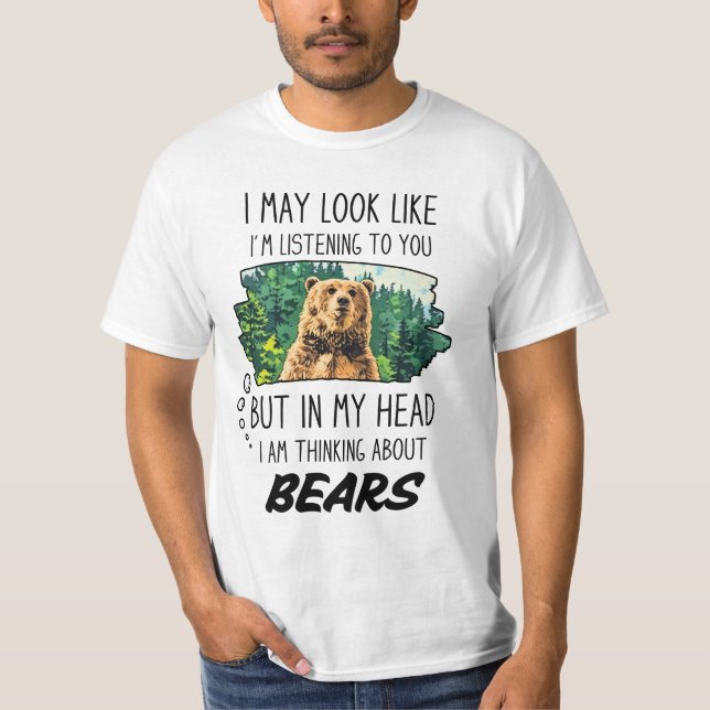 Camiseta Engraçado Urso (Frente)