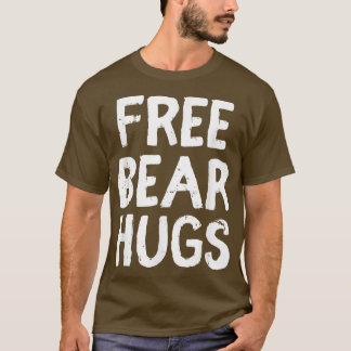 Camiseta Engraçado Urso Livre Abraça Memória da Mídia Socia