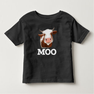 Camiseta Engraçado Vaca Moo Fazenda Humor Animal