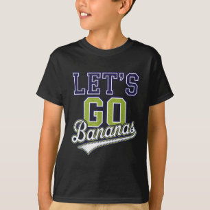 Camiseta Engraçado Vamos Bananas Cuja Banana Fruta Ban