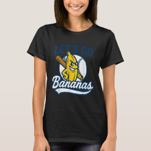 Camiseta Engraçado Vamos Bananas Cuja Banana Fruta Ban