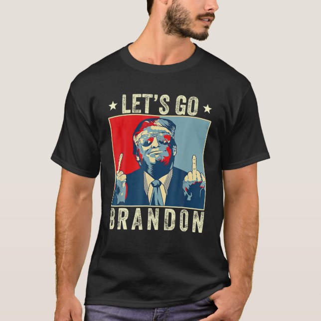 Camiseta Engraçado Vamos Go Branson Brandon Papais noeis Jo (Frente)