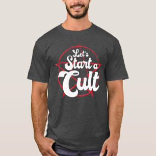 Camiseta Engraçado Vamos Iniciar Um Culto Grande Culto De T