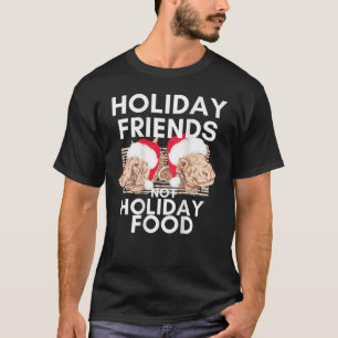 Camiseta Engraçado Vegan Fábrica de Natal Baseada em Xmas A