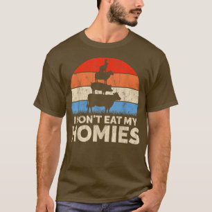 Camiseta Engraçado Vegan por mulheres que não como meu vege