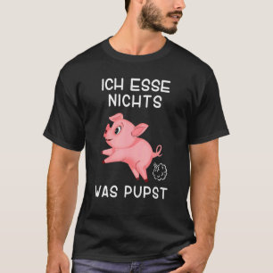 Camiseta Engraçado Vegan Vegetarian Eu Não Como Nada Que Fa