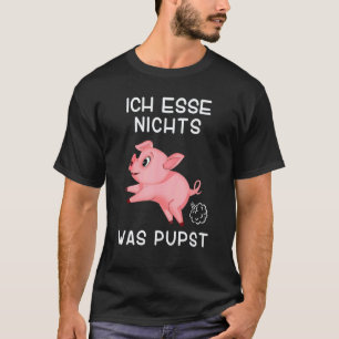 Camiseta Engraçado Vegano Vegetariano Eu Como Nada Que Peid