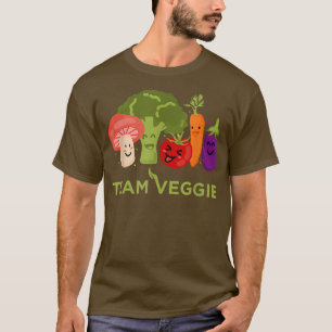 Camiseta Engraçado Veggie Art Para Homens Mulheres Crianças