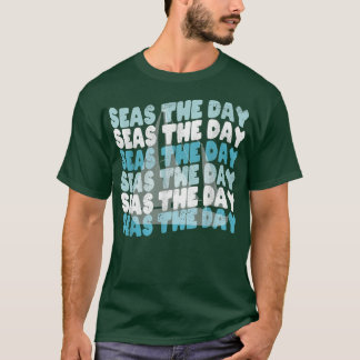 Camiseta Engraçado Velejar Mares No Meio Do Dia 