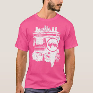 Camiseta Engraçado Velho Colégio Hip Cassettes Engraçado Ra