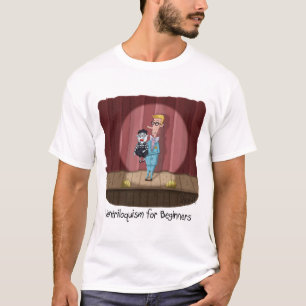 Camiseta Engraçado Ventriloquismo para o cartão ou presen