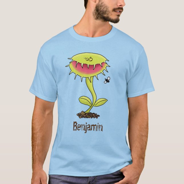 Camiseta Engraçado Vênus, ilustração de desenho animado (Frente)