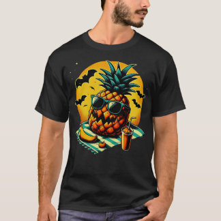 Camiseta Engraçado Verão abacaxi Swinger Halloween 3