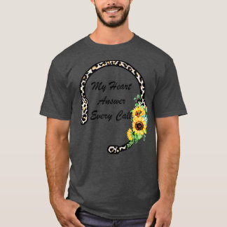 Camiseta Engraçado Verão Girassol Amarelo 911 Trend