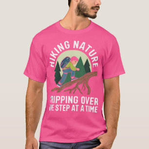 Camiseta Engraçado Viajar Pela Natureza Um Passo Num Ti