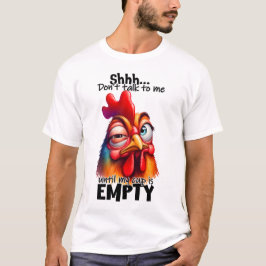 Camiseta Engraçado Viciado em Café