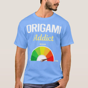 Camiseta Engraçado Viciado Origami