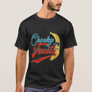 Camiseta Engraçado Vintage Banana Óculos escuros Presente d