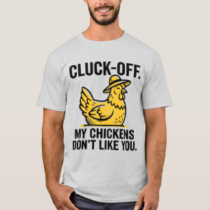 Camiseta Engraçado Vintage Galinha Amor Minimalista