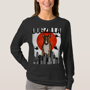 Camiseta Engraçado Vintage Japonês Dogzilla Miniature Bull 