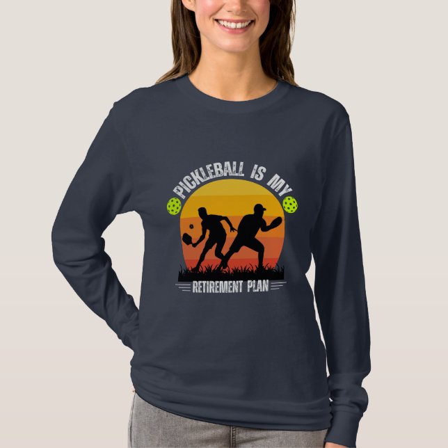 Camiseta Engraçado Vintage Pickleball Design|Pickleball (Frente)