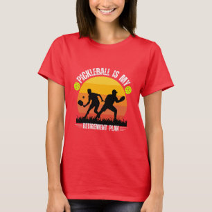 Camiseta Engraçado Vintage Pickleball Design Pickleball