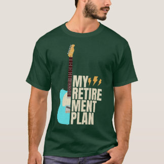 Camiseta Engraçado Violão Meu Plano De Reforma Música Vinta