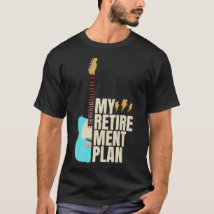 Camiseta Engraçado Violão Meu Plano De Reforma Música Vinta