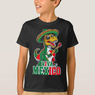 Camiseta Engraçado viva mexico crianças cinco de maio dança