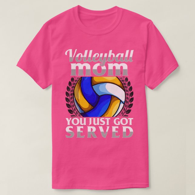 Camiseta Engraçado Você Acabou De Ser Servida De Voleibol M (Frente do Design)