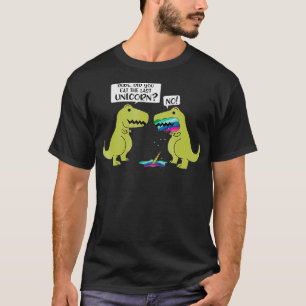 Camiseta Engraçado Você Comeu O Último Dinossauro Do Unicór