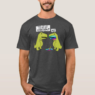 Camiseta Engraçado Você Comeu O Último Dinossauro Do Unicór