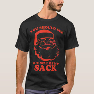 Camiseta Engraçado Você Deveria Ver O Tamanho Dos Meus Papa