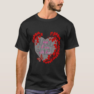 Camiseta Engraçado, você e eu, citando Dia de os namorados 