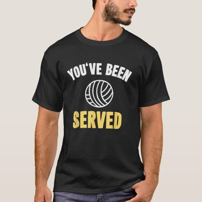 Camiseta Engraçado vôlei com ditas Presente que você foi Se (Frente)