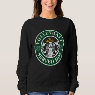 Camiseta Engraçado Voleibol Servido por Homens Quentes e Mu