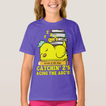 Engraçado Voltar ao Grau Escolar Nome Galinha Dorm