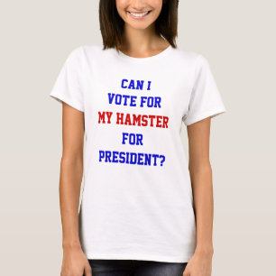 Camiseta Engraçado Voto Político Para A Citação Do Presiden