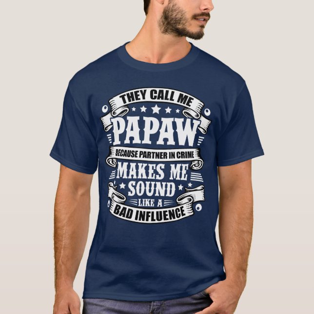 Camiseta Engraçado Vovô Vovô Pai Padre S r (Frente)